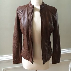 G.H. Bass & Co. Faux Leather Vegan Jacket
